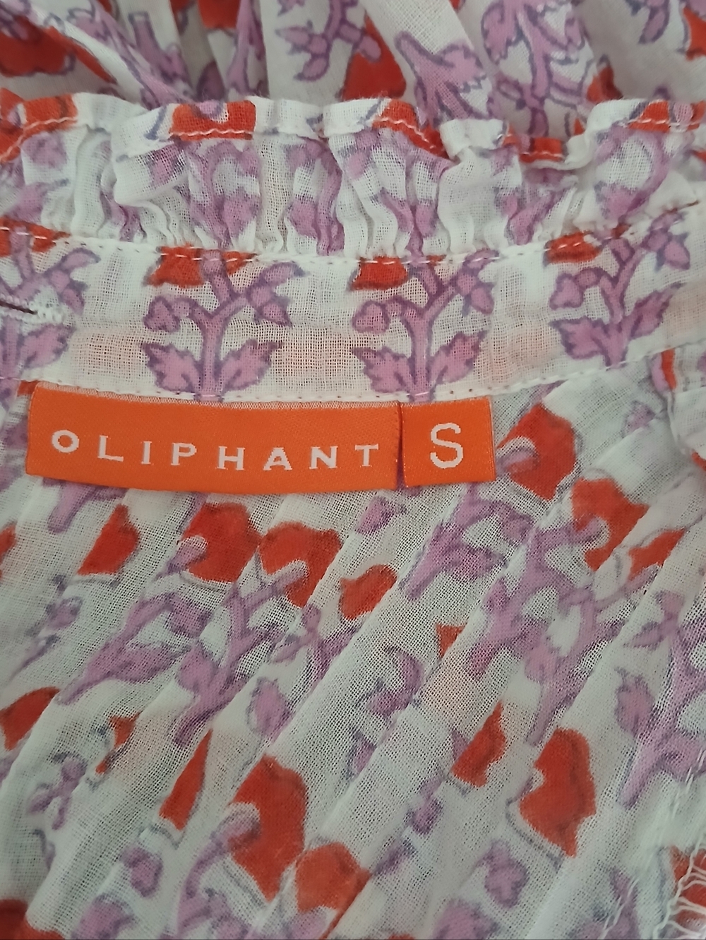 Oliphant Pintuck Ruffle top - Picture 10 of 13
